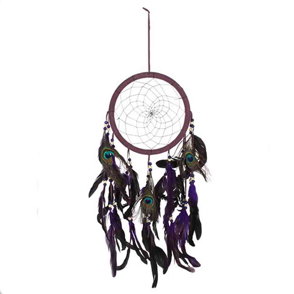Something Different - Purple Peacok Traumfänger - Lila